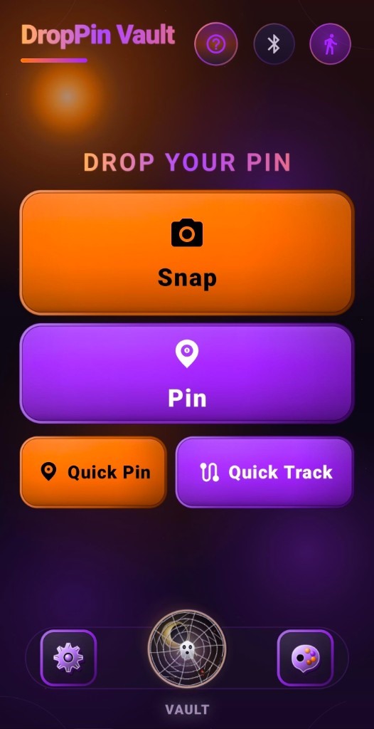 Home screen in Haunt Look Pack
