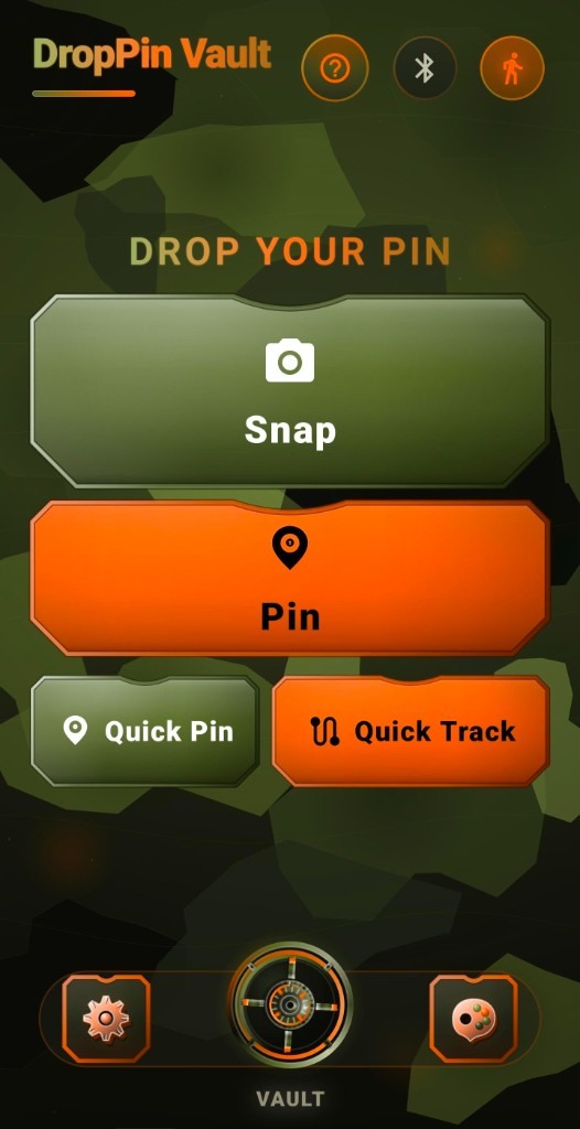 Home screen in Hunt Look Pack