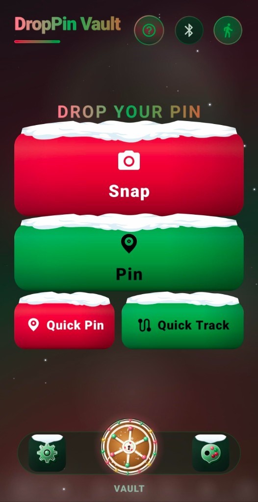 Home screen in Yule Look Pack